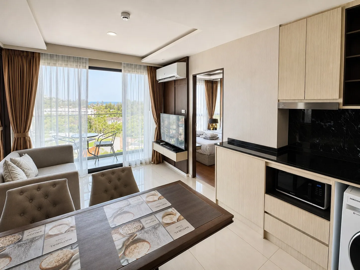 Family 2 Bedroom Ocean View 54 м² — апартаменты 1507 в Mida Grande Resort Phuket